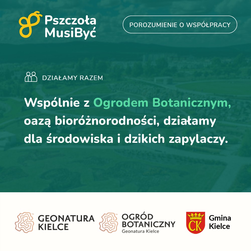 Współpraca z Ogrodem Botanicznym w Kielcach