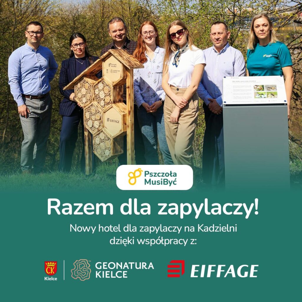 Razem dla zapylaczy z Eiffage i Geonatura Kielce